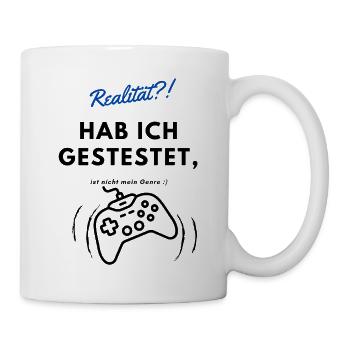 Gamer Reality - Tasse - Weiß - Rechts