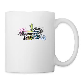 Awesome since 1972, SUP, Paddleboard, Graffiti, - Mug - white - Right