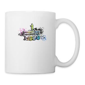 Awesome since 1969, SUP, Paddleboard, Graffiti, - Mug - white - Right