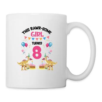 Parasaurolophus Design Birthday Party - Mug - white - Right