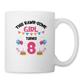 Parasaurolophus Kids Dinosaur Birthday - Mug - white - Right