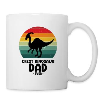 Dinosaur Motif for Paleontologists - Mug - white - Right