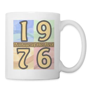 BIRTHDAY YEAR 1976 - Mug - white - Right