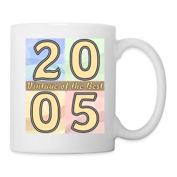 BIRTHDAY YEAR 2005 - Mug - white - Right