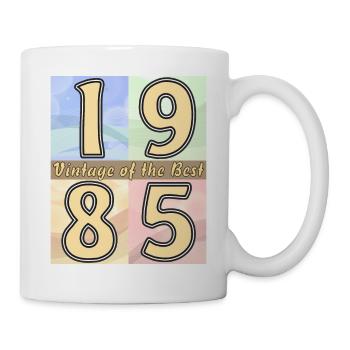 BIRTHDAY YEAR 1985 - Mug - white - Right