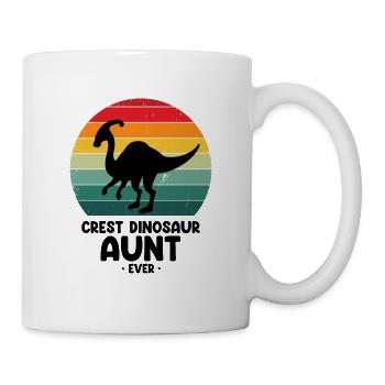 Paläontologie-Lehrer und Parasaurolophus Motif - Tasse - Weiß - Rechts