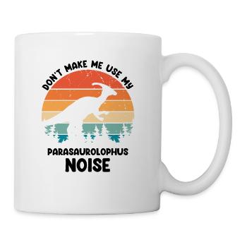 Dinosaur Motif for Paleontologists - Mug - white - Right