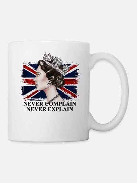 Reine d’Angleterre - Mug blanc - blanc