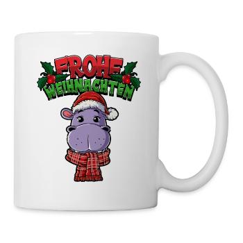 Frohe Weihnachten - Tasse - Weiß - Rechts
