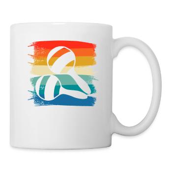 Retro Vintage Classic Maraca Player Instrument - Mug - white - Right