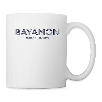 Coordonnées de la ville des États-Unis - Bayamon - Mug blanc - blanc - Droite