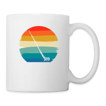 Retro Vintage Classic pour un joueur de cor des Alpes fait - Mug blanc - blanc - Droite
