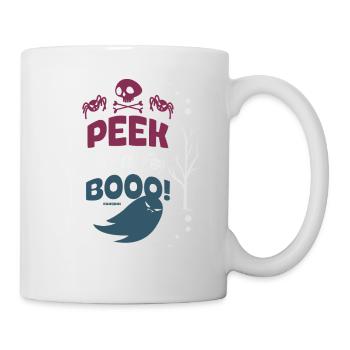unheimlich Gespenst Halloween Geschenk - Tasse - Weiß - Rechts
