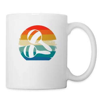 Retro Vintage Classic Maraca Player Instrument - Mug - white - Right