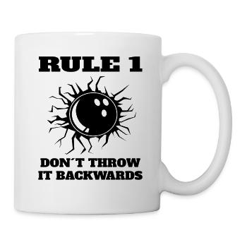 Bowling Cone Cadeau Bowler Bowling Ball Bowling Bowling - Mug blanc - blanc - Droite