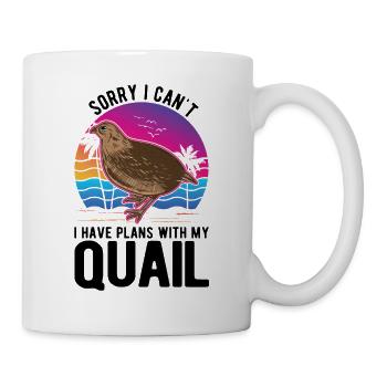 Quail Gift Quail Breeding Quail Breeder - Mug - white - Right