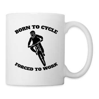 Cycling Cycling Cycling Mountain Bike Tour - Mug - white - Right