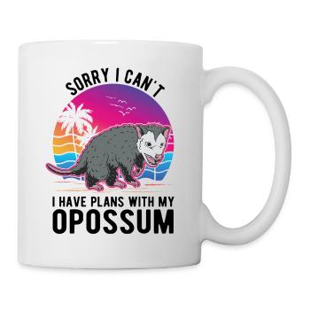 Opossum Gift Possum Pouch Rat - Mug - white - Right