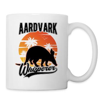 Erdferkel Flüsterer Aardvark Whisperer - Mug - white - Right