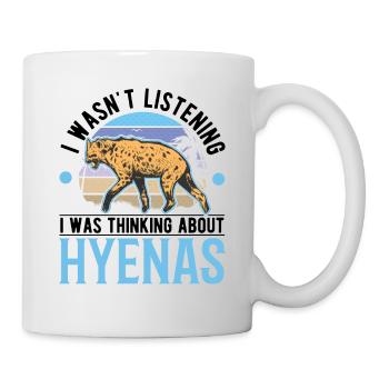 Hyäne Geschenk Erdwolf Hyena - Tasse - Weiß - Rechts
