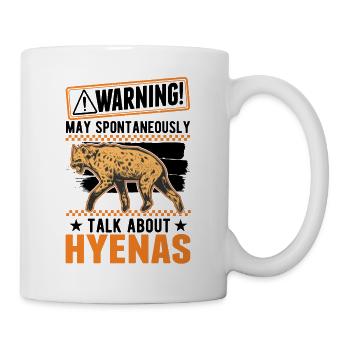 Peut parler spontanément de Hyènes Hyène - Mug blanc - blanc - Droite