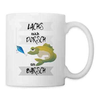Angler Lachs mich Dorsch am Barsch - Tasse - Weiß - Rechts