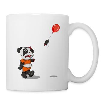 Zombie Panda Horror Panda Halloween Party Shirt - Mug - white - Right
