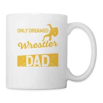 Wrestler Dad Lustig Wrestling Daddy Pride Wrestle - Mug - white - Right