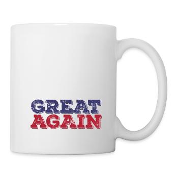Make 4th Of July Great Again Retro Vintage - Mug blanc - blanc - Droite
