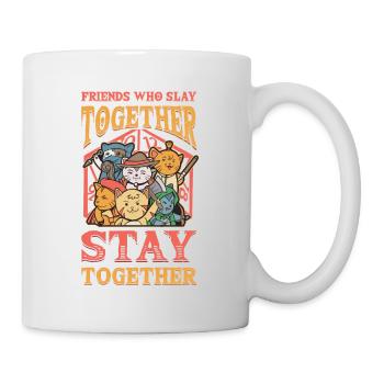 Amis qui se tiennent ensemble, restent ensemble Rpg - Mug blanc - blanc - Droite