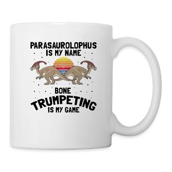 Dinosaur Motif for Paleontologists - Mug - white - Right