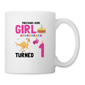Parasaurolophus Boys Design Birthday Party - Mug - white - Right