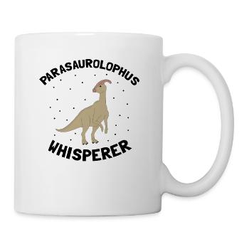 Paläontologie-Lehrer und Parasaurolophus Motif - Tasse - Weiß - Rechts