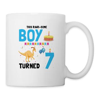 Parasaurolophus Boys Design Birthday Party - Mug - white - Right
