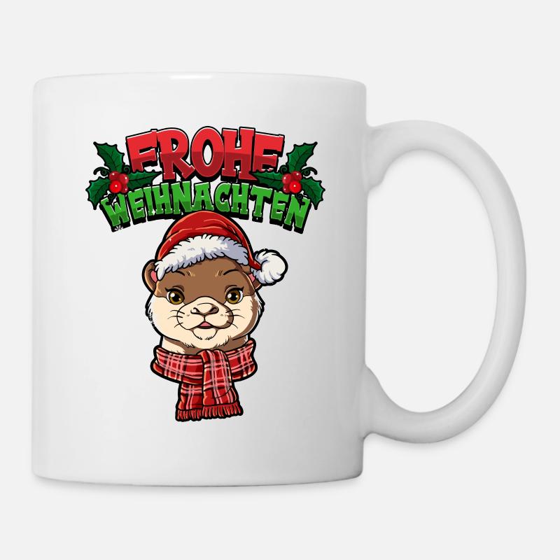 Frohe Weihnachten - Tasse - Weiß