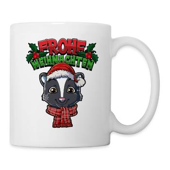 Frohe Weihnachten - Tasse - Weiß - Rechts