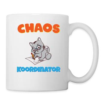 Chaos Koordinator Erzieher Kindergarten Erzieherin - Tasse - Weiß - Rechts