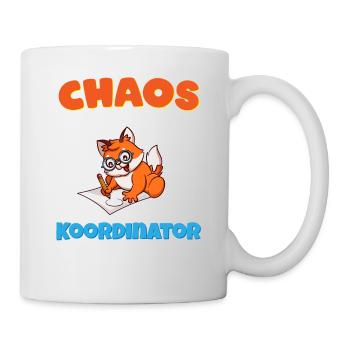 Chaos Koordinator Erzieher Kindergarten Erzieherin - Tasse - Weiß - Rechts