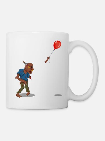 Horror Halloween Zombie - Tasse - Weiß