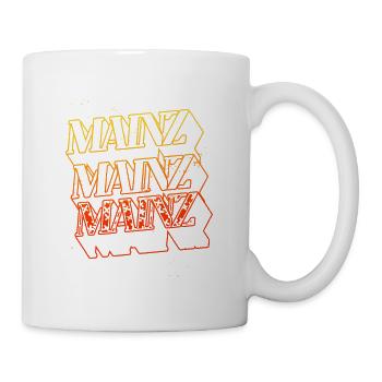 Mainz Germany City Skyline Home Font - Mug - white - Right
