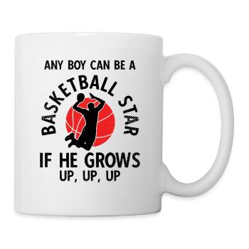 Basketball - Tasse - Weiß - Rechts