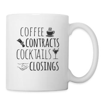 Immobilien-Händler Für Immobilien-Makler - Tasse - Weiß - Rechts