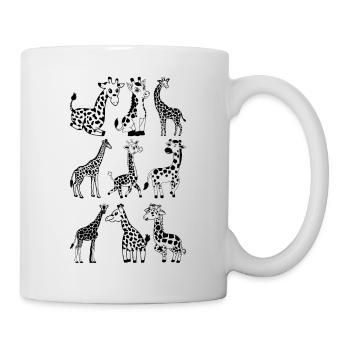 Giraffe Cute Giraffe Lover - Giraffes - Mug - white - Right
