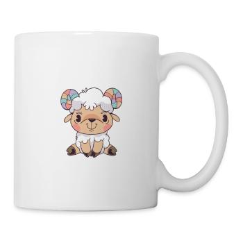 funny sheep motif with funny saying - Mug - white - Right