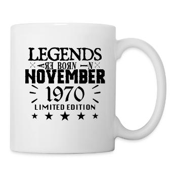 November 1970 | 1970 legends were born in November - Mug - white - Right