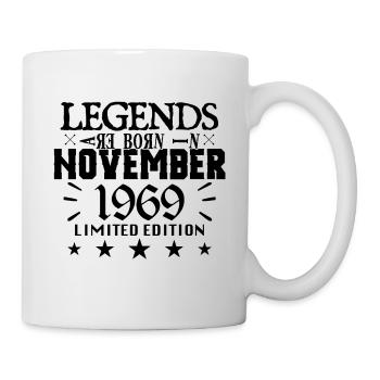 November 1969 | 1969 legends were born in November - Mug - white - Right