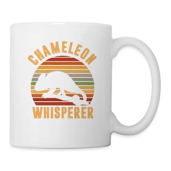 Lizard-reptile-animal-vintager chameleon whisperer - Mug - white - Right