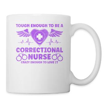 Bien que suffisant pour être une infirmière correctionnelle - Mug blanc - blanc - Droite