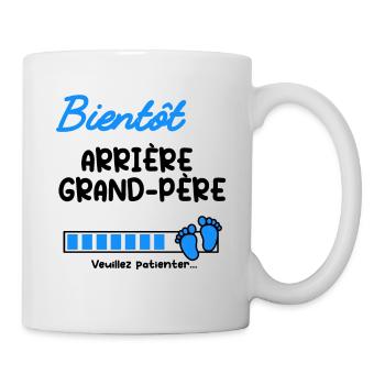 Annonce grossesse bientôt Arrière grand-père - Mug blanc - blanc - Droite