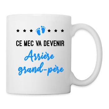 devenir Arrière grand-père cadeau naissance - Mug blanc - blanc - Droite